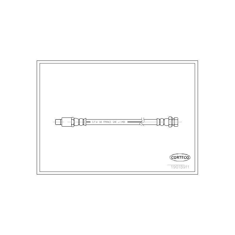 Flexible de frein CORTECO
