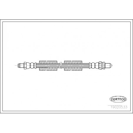 Flexible de frein CORTECO