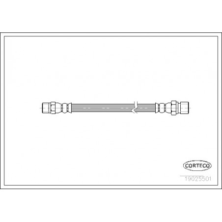 Flexible de frein CORTECO