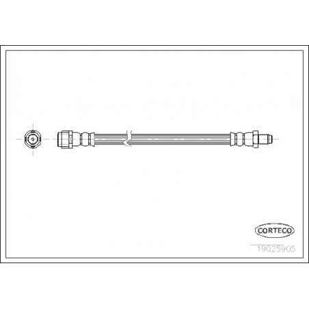 Flexible de frein CORTECO