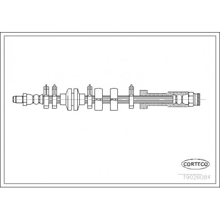 Flexible de frein CORTECO