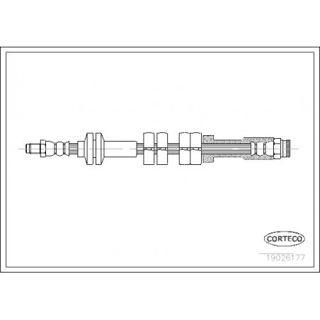 Flexible de frein CORTECO