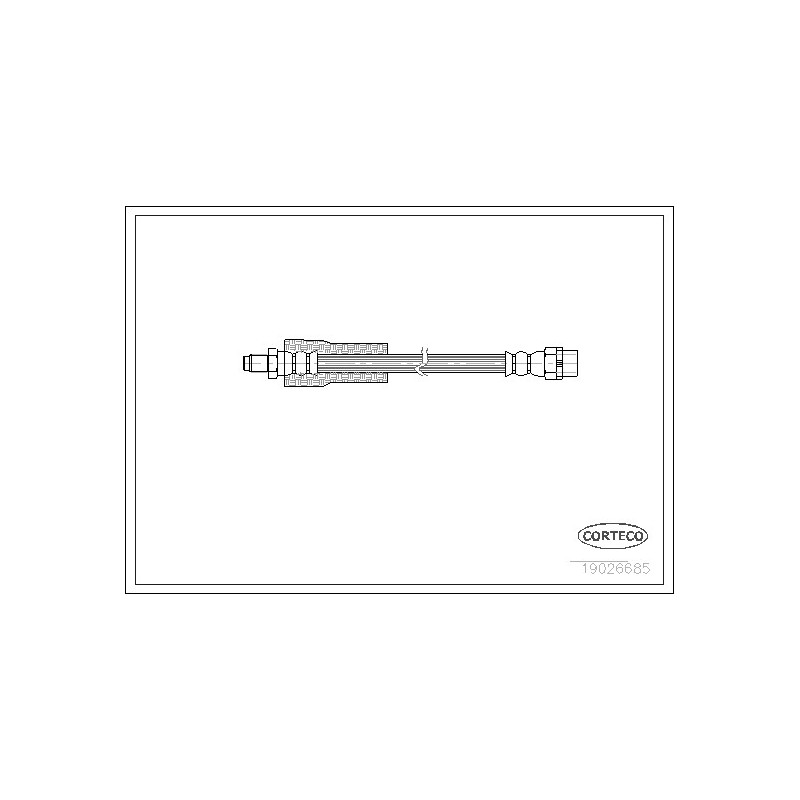 Flexible de frein CORTECO