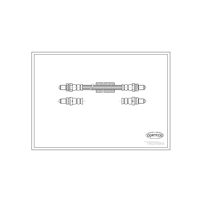 Flexible de frein CORTECO