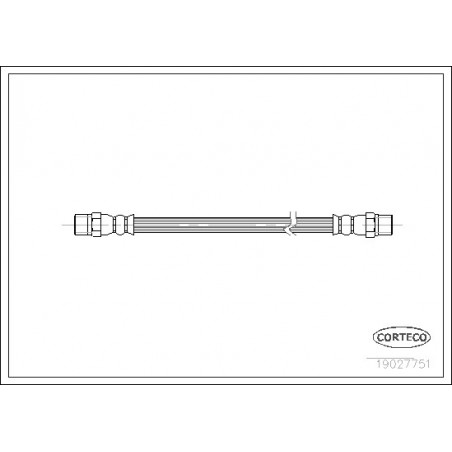 Flexible de frein CORTECO