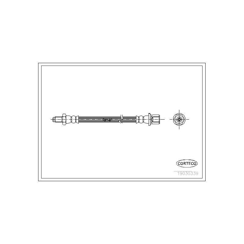 Flexible de frein CORTECO