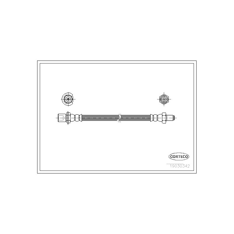 Flexible de frein CORTECO