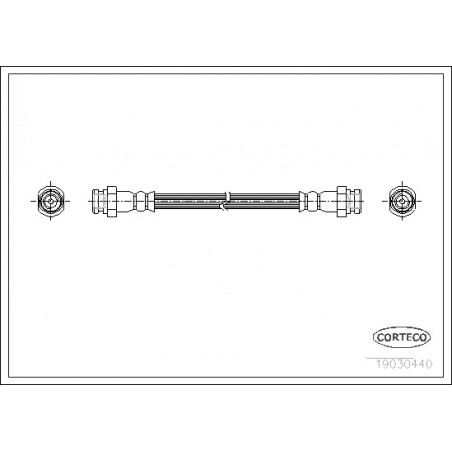 Flexible de frein CORTECO
