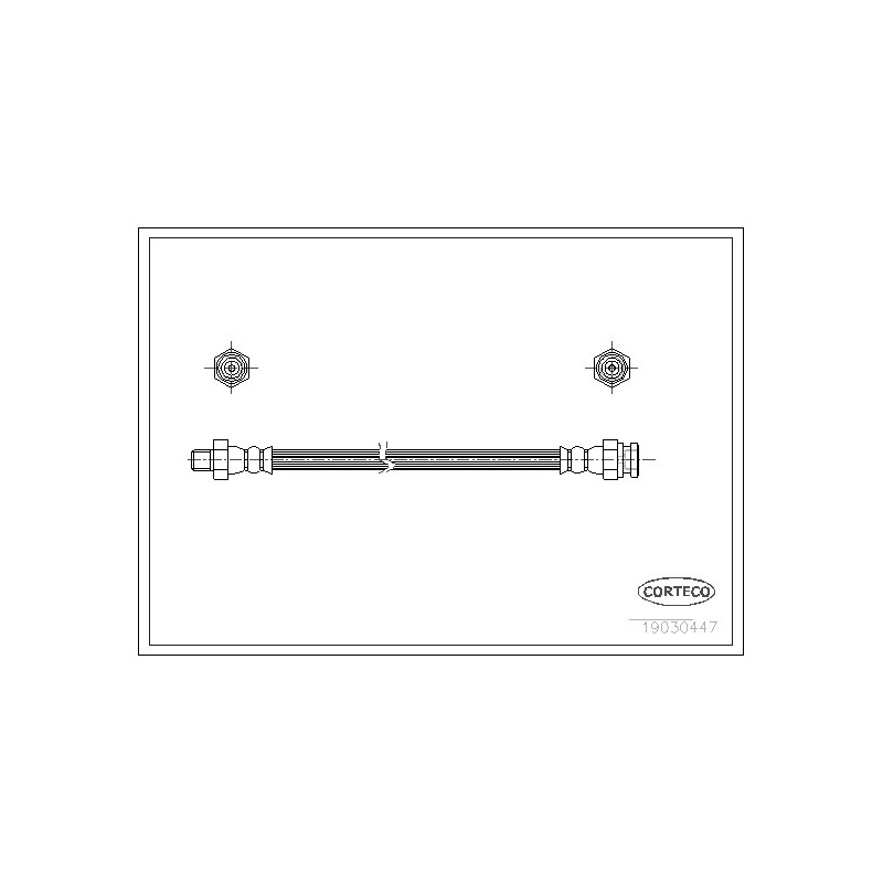 Flexible de frein CORTECO