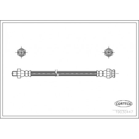 Flexible de frein CORTECO