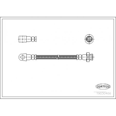 Flexible de frein CORTECO