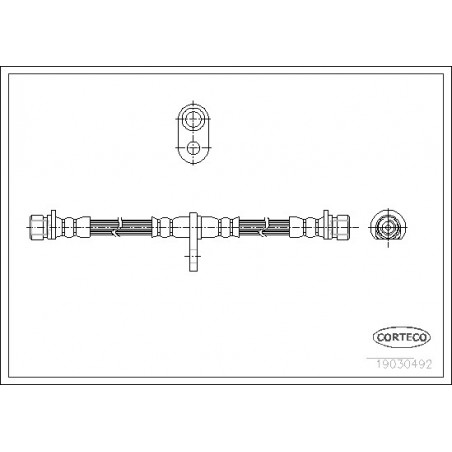 Flexible de frein CORTECO