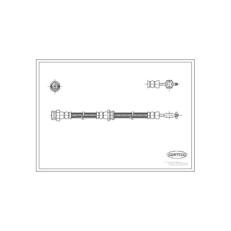 Flexible de frein CORTECO