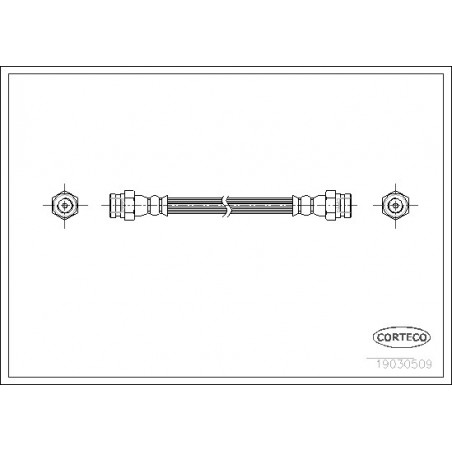 Flexible de frein CORTECO