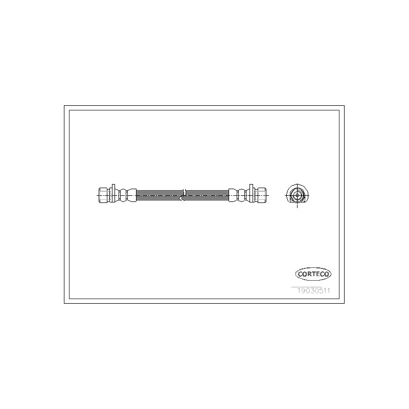 Flexible de frein CORTECO