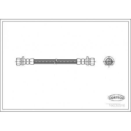 Flexible de frein CORTECO