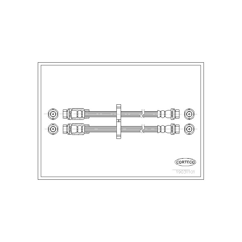 Flexible de frein CORTECO