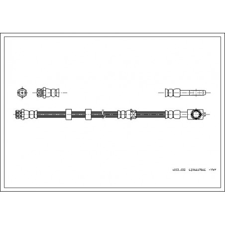Flexible de frein CORTECO