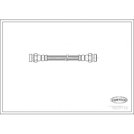 Flexible de frein CORTECO