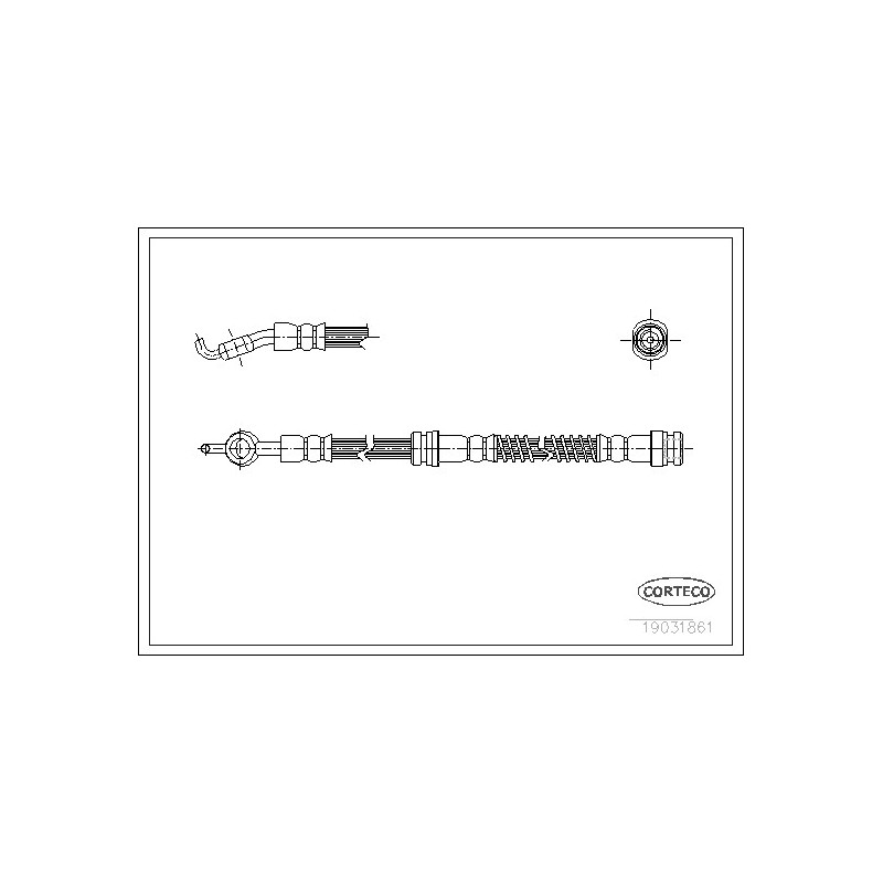 Flexible de frein CORTECO