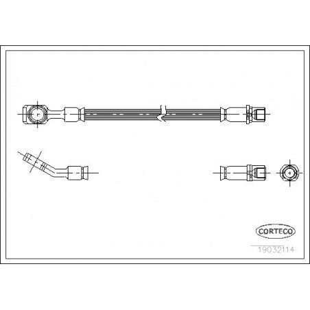 Flexible de frein CORTECO