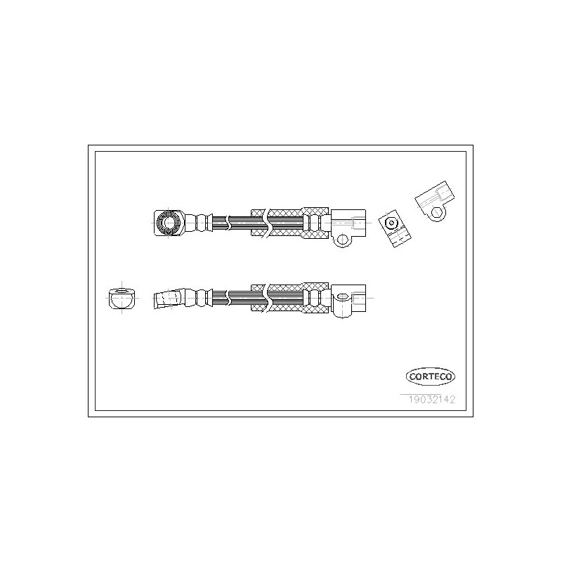 Flexible de frein CORTECO