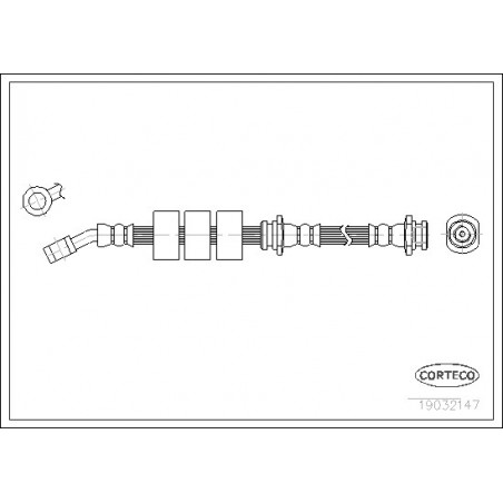 Flexible de frein CORTECO