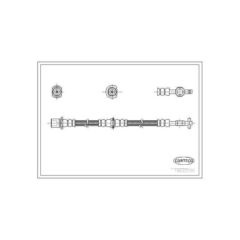 Flexible de frein CORTECO