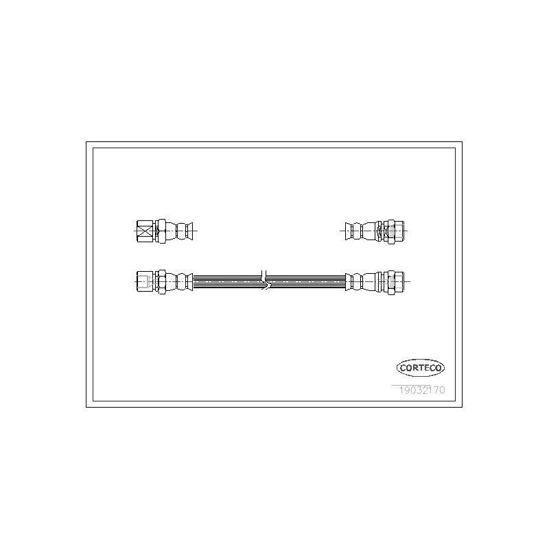 Flexible de frein CORTECO