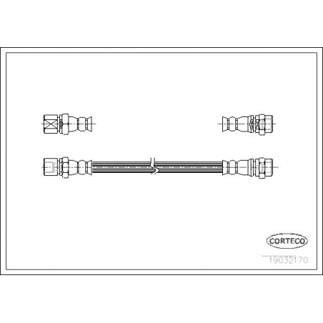 Flexible de frein CORTECO