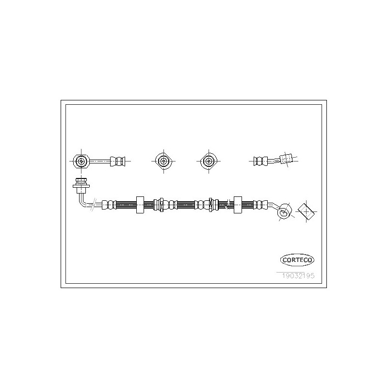 Flexible de frein CORTECO