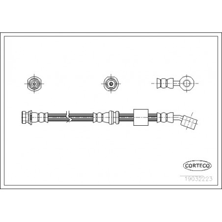 Flexible de frein CORTECO