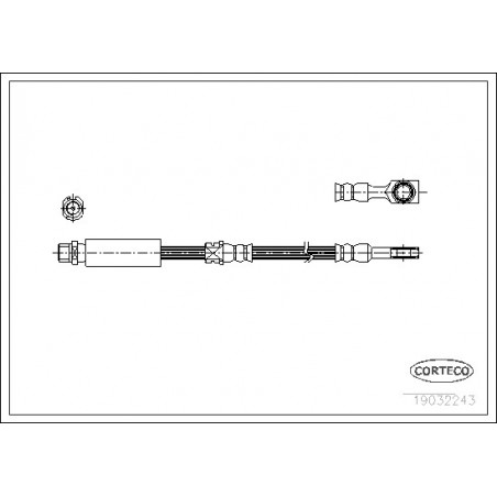 Flexible de frein CORTECO