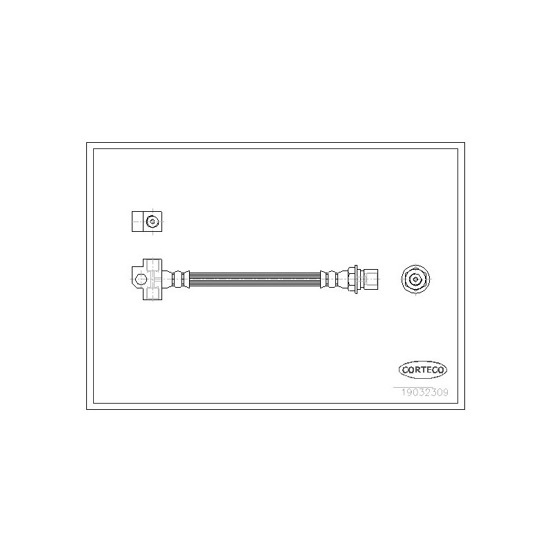Flexible de frein CORTECO