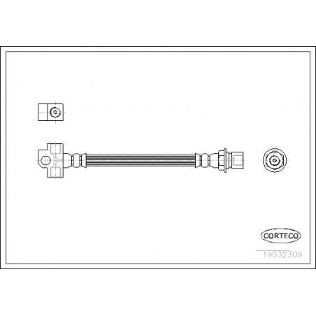 Flexible de frein CORTECO