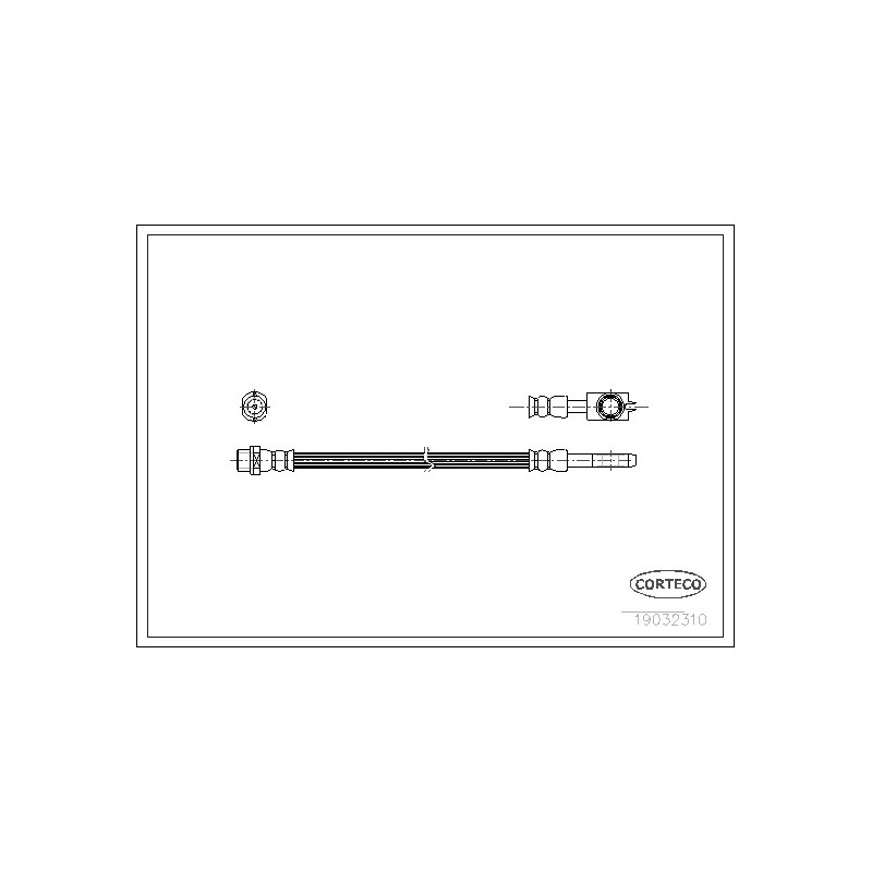 Flexible de frein CORTECO
