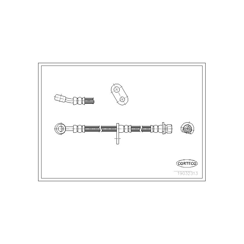 Flexible de frein CORTECO