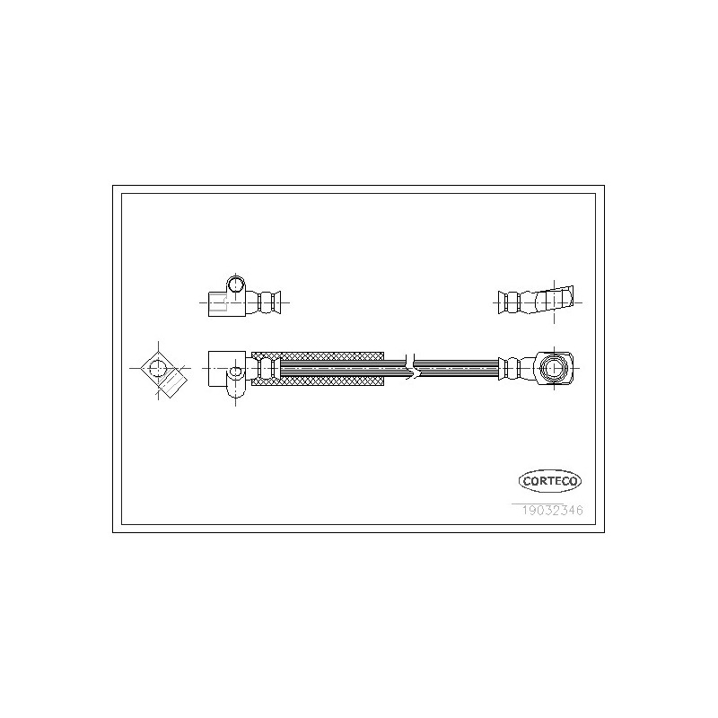Flexible de frein CORTECO