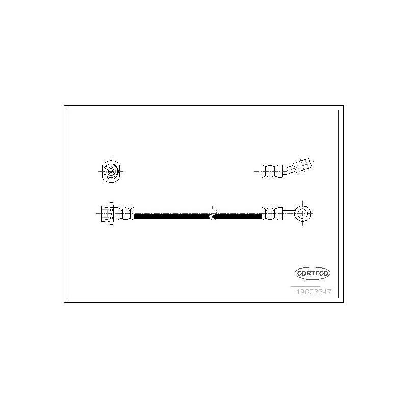 Flexible de frein CORTECO