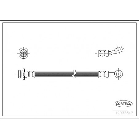 Flexible de frein CORTECO