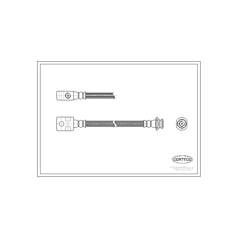 Flexible de frein CORTECO