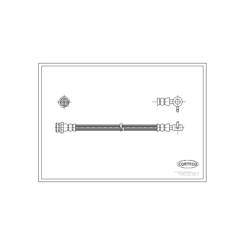 Flexible de frein CORTECO