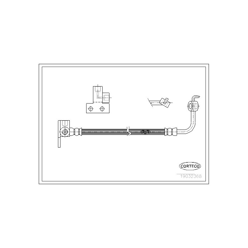 Flexible de frein CORTECO