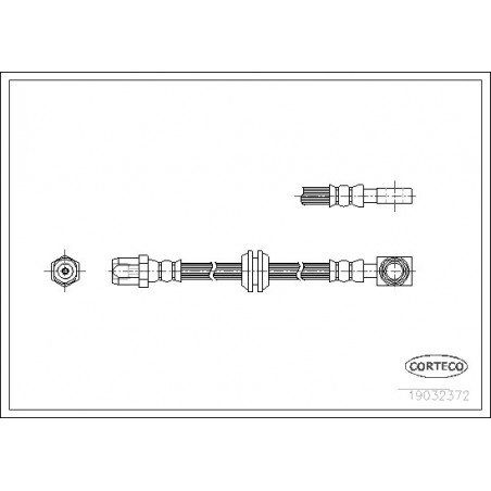 Flexible de frein CORTECO