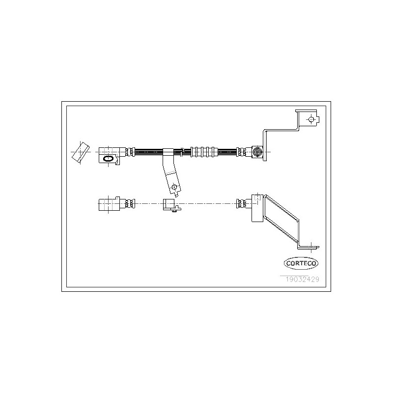 Flexible de frein CORTECO