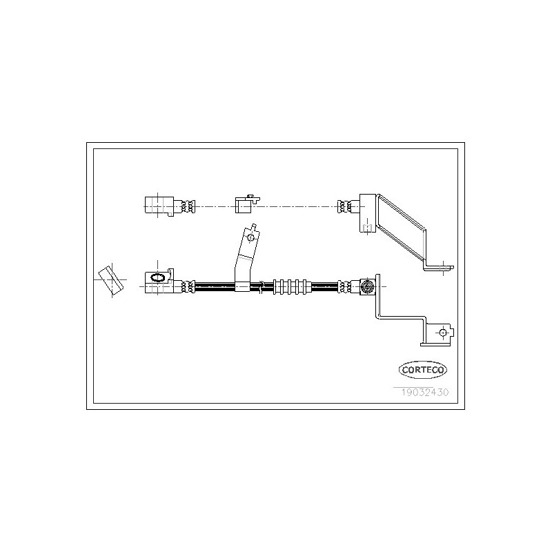 Flexible de frein CORTECO