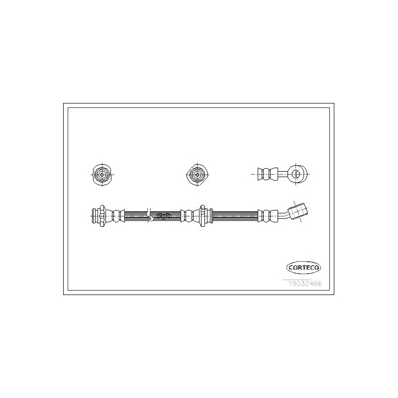Flexible de frein CORTECO