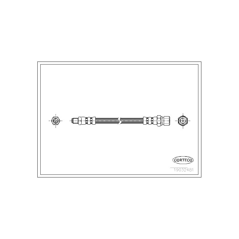 Flexible de frein CORTECO