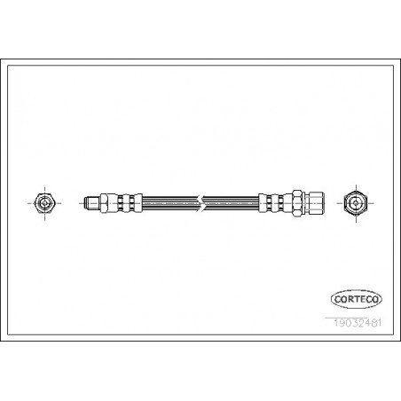 Flexible de frein CORTECO