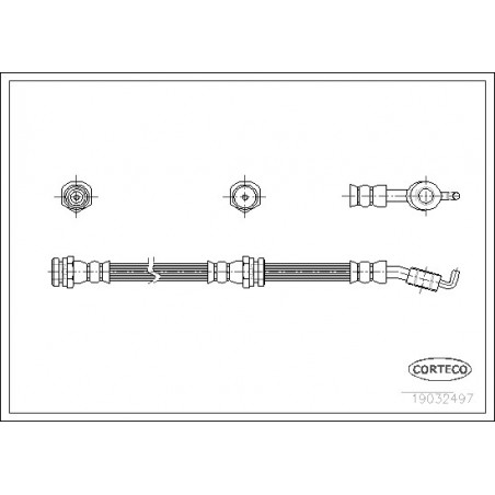 Flexible de frein CORTECO